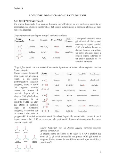 Capitolo Riassunto Organic Chemistry I Composti Organici Alcani