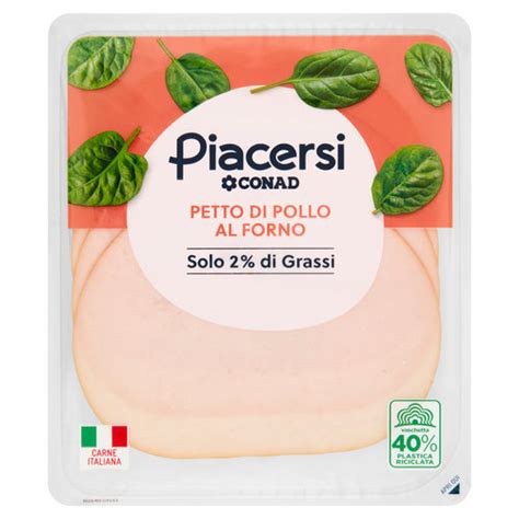 Petto Di Tacchino Al Forno 100g Conad Online Conad