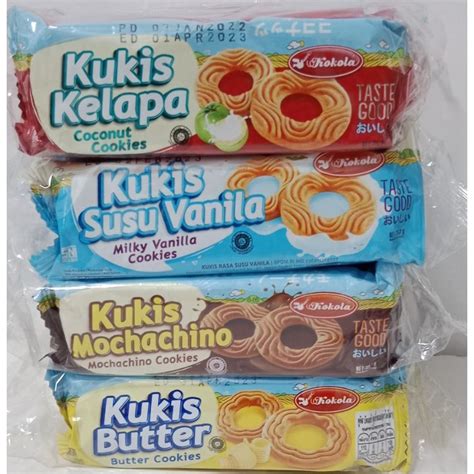 Kokola Kukis Kukis Kelapa Susu Vanilla Mochachino Butter S