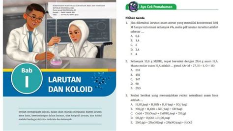 Kunci Jawaban Kimia Kelas 12 Halaman 62 64 Kurikulum Merdeka Bab 1