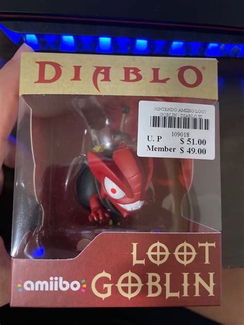 Diablo Loot Goblin Amiibo Video Gaming Gaming Accessories In Game