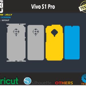 Vivo V Pro Skin Cut Template Vector Vectorgi Digital Market