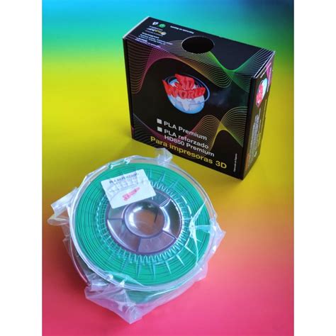 3DWorld Bobina De Filamento PLA Reforzado 1 75mm Verde Selva 1Kg