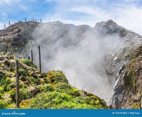 Soufriere Volcano In Guadeloupe Stock Photo Image Of Danger Summit