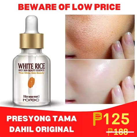 Original Rorec Rice White Skin Beauty Serum Make Your Skin Korean And