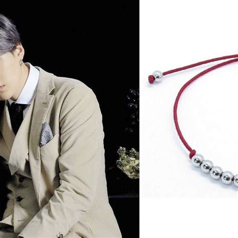 New Colour Suga Min Yoongi Bts Inspired Bracelet Adjustable Etsy