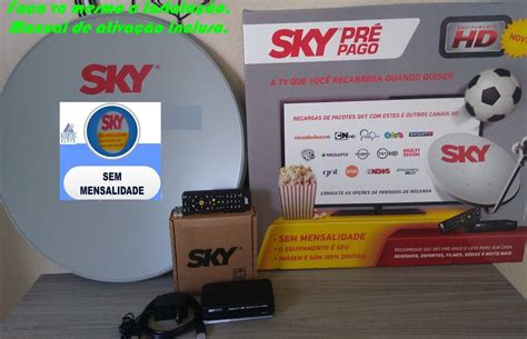 Kit Sky Flex Hd Conversor Digital Tv Mercado Livre