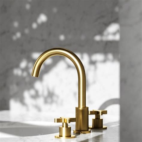 Basin Mixer Tap Brushed Gold Taps