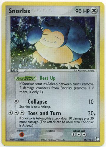 Snorlax EX FireRed LeafGreen 15 Bulbapedia The Community Driven