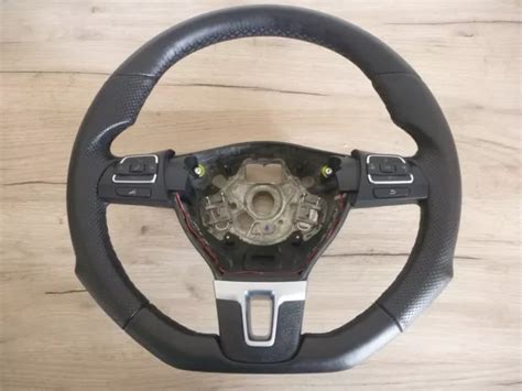 Aplati Volant En Cuir Vw Passat B Multifonctions Avec Interrupteur