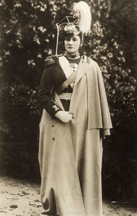 Empress Alexandra Feodorovna In Milirary Uniform Romanov Empire