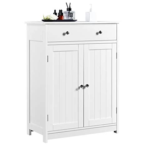 Yaheetech Free Standing Bathroom Cabinet With Drawer Doors And