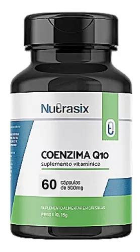 Coenzima Q10 Suplemento en cápsulas de CoQ10 60 cápsulas con sabor