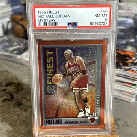 1995 96 Topps Finest Mystery Michael Jordan M1 PSA 8 EBay