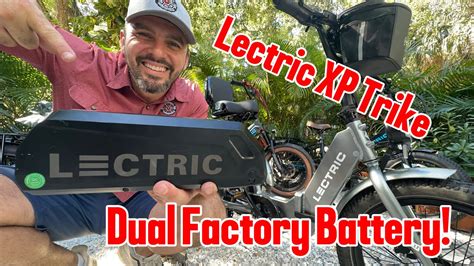 Lectric Xp Trike Dual Factory Battery Install With Aftermarket Mounting Plate Youtube