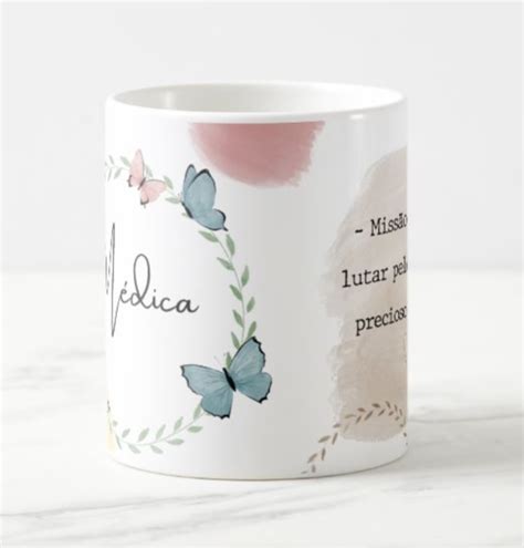 Caneca M Dica Feminina Delicada Elo Produtos Especiais