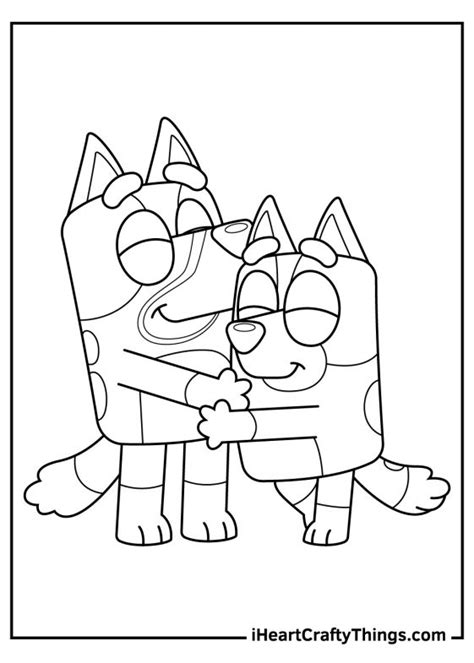 55 Bluey Coloring Pages 100 Free Printable Pdfs For Kids