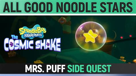 SpongeBob The Cosmic Shake All Good Noodle Stars Mrs Puff Side