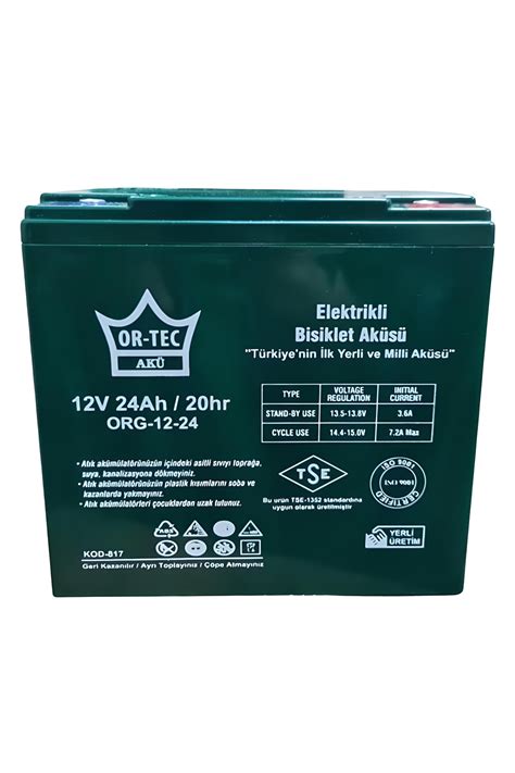 Ortec Jel Ak V Ah Elektrikli Motosiklet Ak S L Fiyat