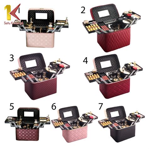 Jual Satu Keluarga Box Make Up K1 Kotak Kosmetik Beauty Case Tas