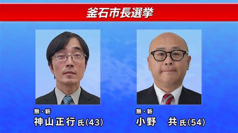 新人2人が立候補 20年ぶりの選挙戦に 岩手・釜石市長選告示 Tbs News Dig