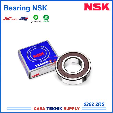 Jual Bearing NSK 6202 2RS Original Shopee Indonesia