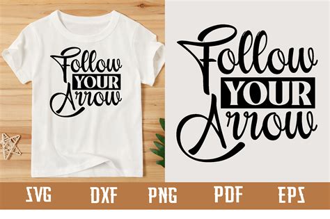 Follow Your Arrow Svg Design Graphic By Binasvgbundle Creative Fabrica