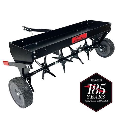 Brinly Hardy 42 In Tow Behind Plug Aerator With Easy Storage Foldable