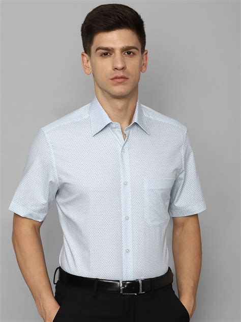 Buy Louis Philippe Slim Fit Opaque Printed Pure Cotton Casual Shirt