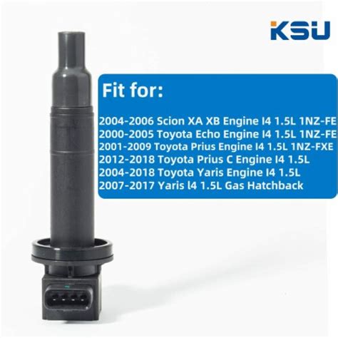 Ksu Ignition Coils Compatible With Select Scion And Toyota Car Models