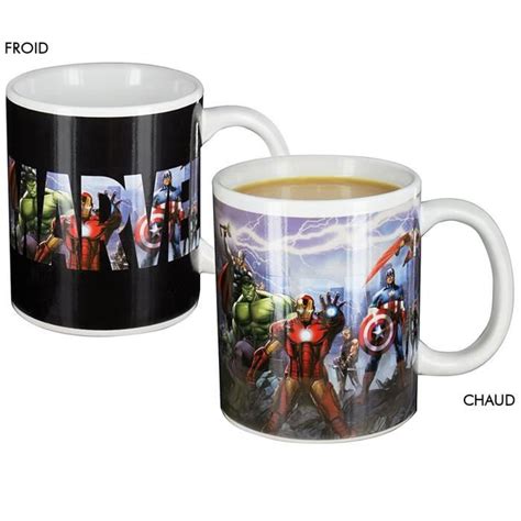 Mug thermo réactif Marvel Avengers Cdiscount Jeux vidéo