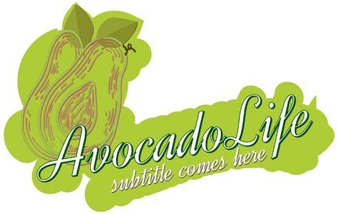 A style of avocado fruit brand logo 22158818 Vector Art at Vecteezy