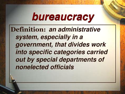 PPT - Understanding the Federal Bureaucracy: Examining the "Fourth ...