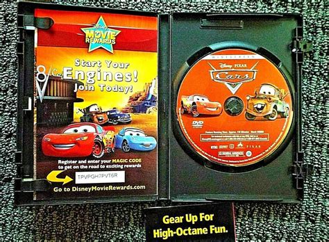 Disney Pixar Cars 2006 Dvd Widescreen Format Ebay