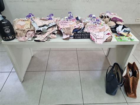 Tr S Pessoas S O Presas Por Suspeita De Furtarem Roupas Ntimas De Loja