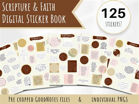 Christian Stickers Svg Digital Stickers Bible Svg Inspirational Sticker Digital Recovery