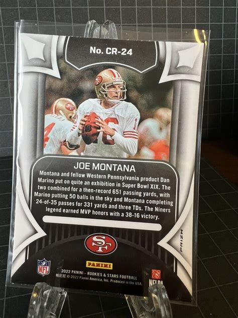 Joe Montana Rookies Stars Crusade Red Plaid Prizm Cr