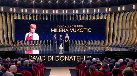 David Di Donatello A Milena Vukotic Il Premio E La Risposta Contro