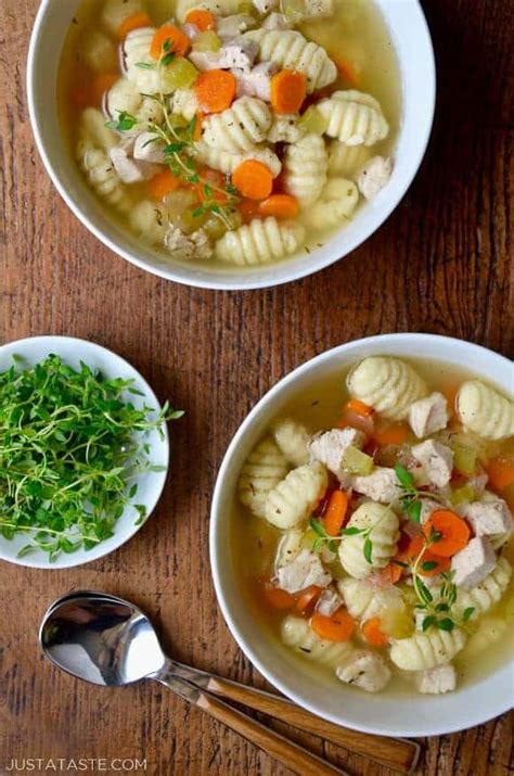 Easy Gnocchi Chicken Soup Just A Taste