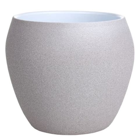 Osłonka ceramiczna 19 cm jasny grafit struktura CERMAX Bricomarche pl