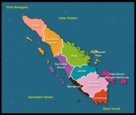 detail gambar peta pulau sumatera koleksi nomer