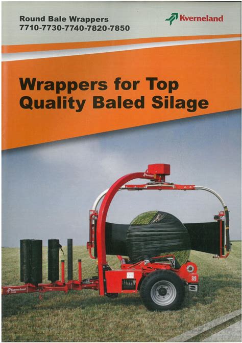 Kverneland Round Bale Wrappers 7710 7730 7740 7820 7850 Brochure