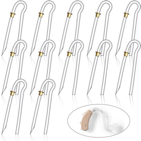 12 Pcs Hearing Aid Tubes Preformed Bte Earmold Tubing 35 X 2 Mm Hearing Aid