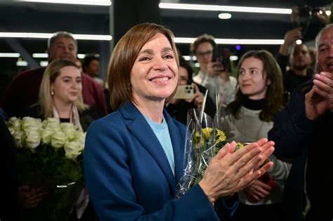 Moldovas Pro Eu President Maia Sandu Wins Re Election The Courier Mail