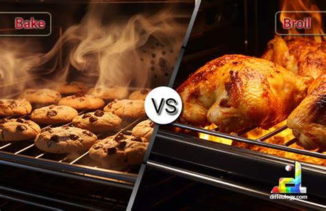 Difference Between Baking And Broiling | Diffeology