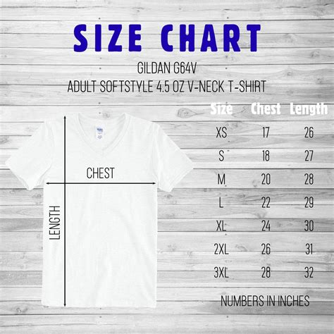 Gildan G64v Size Chart V Neck Tshirt Size Chart T Shirt Size Chart