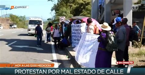 En El Cruce De Horconcitos Moradores Protestan Por El Mal Estado De