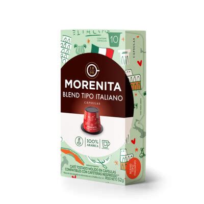 Café en Cápsulas Blend tipo Italiano Morenita