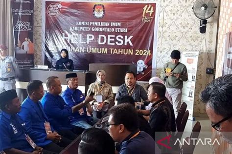 Sebanyak Parpol Di Gorontalo Utara Registrasi Pengajuan Bacaleg