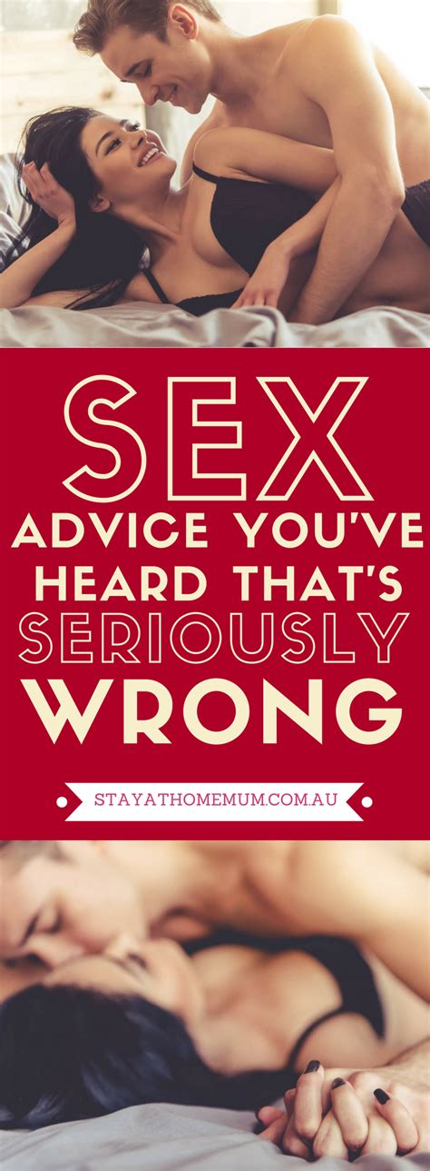 Sex Advice You Ve Heard That S SERIOUSLY Wrong